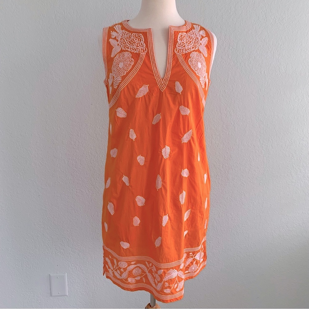 Gretchen Scott Embroidered Hawaiian Punch Dress NWT